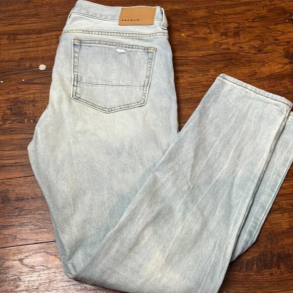 Pacsun Light Wash Stacked Skinny 32/32 - Picture 1 of 4